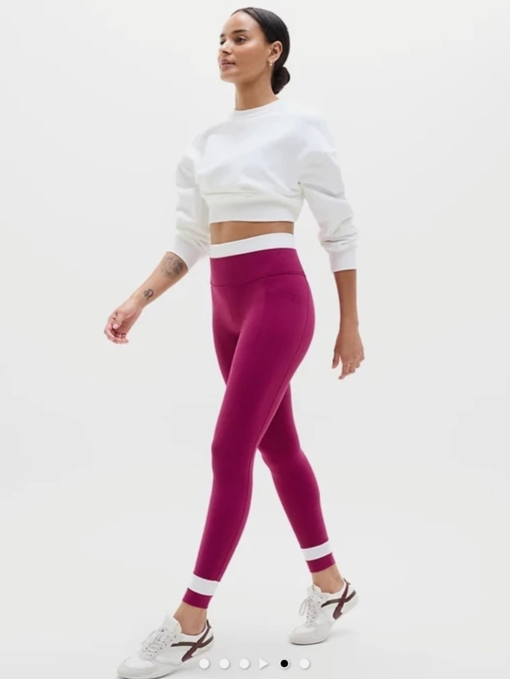 Athleta NWOT "Salutation Stash Double Up Tight" Leggings